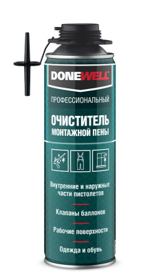 Очиститель монтажной пены DONEWELL  650 мл; 11606610